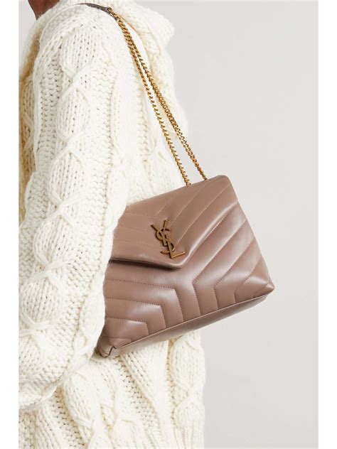 ysl loulou taupe|LOULOU SMALL IN QUILTED LEATHER .